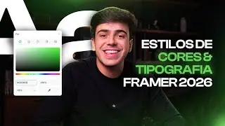 CRIANDO ESTILOS DE CORES E TIPOGRAFIA DENTRO DO FRAMER, USANDO O SITE DA WISE COMO EXEMPLO PR&Aacute;TICO