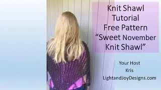 Free Pattern Knitting Tutorial 