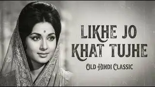 Likhe Jo Khat Tujhe | Old Hindi Romantic Song | Heart Touching 60s-70s Vibe Love Song