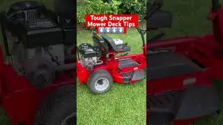 Snapper Rear Engine Rider Deck Prep & Paint Tips you can do! #diy #lawn #fyp