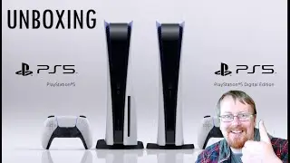 PS5 disc edition Unboxing UK.