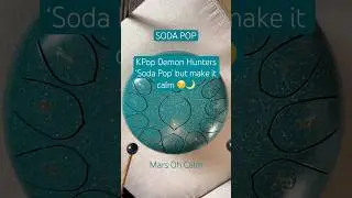 KPop Demon Hunters Soda Pop | Tongue Drum Cover 🪘 #sodapop #kpop #kpopdemonhunters #calmingsounds