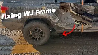 SAVING THE WJ! | Fixing major frame damage