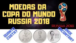 &Aacute;LBUM DE MOEDAS DA COPA DO MUNDO -  Russia 2018 - Quanto vale e onde encontrar