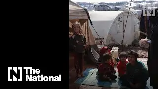 Inside an unofficial camp in Syria's Idlib province