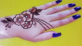Flower Jewelery Mehndi Dsiign | Beautiful | Party | Bridal | Latest | Simple And Easy Mehndi Design