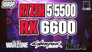 Ryzen 5 5500 + RX 6600 Benchmarks
