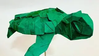 Origami Green Turtle Time Lapse | by Jang Yong Ik