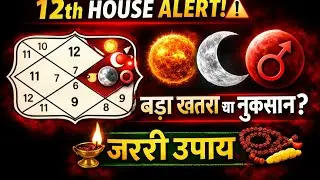 6/100 Days | 12th Bhav Mein Surya Chandra Mangal | Kundli Vishleshan