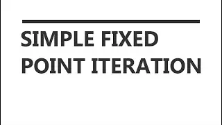 Simple Fixed Point Iteration Program Using C++ Programming Language