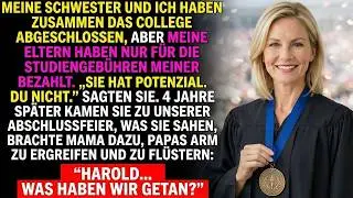 Meine Eltern zahlten das Studium meiner Schwester, nicht meines – bis der Dekan meinen Namen rief