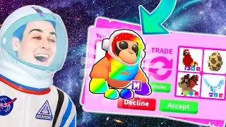 Trading My *MEGA ASTRONAUT GORILLA* In Adopt Me Roblox !! Adopt Me Trading MONKEY FAIRGROUND Pets