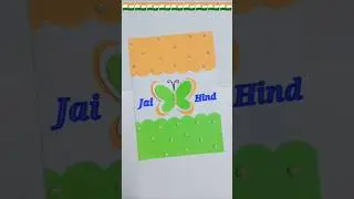 Happy Republic day Card making#shorts#india#26january#indianarmy#flag#republicday2026#tiranga#diy