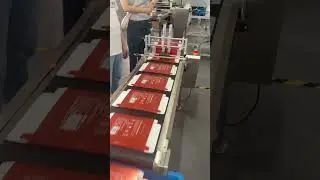 automatic paging machine for paper boxes bags #equipment #machine #manufacturing