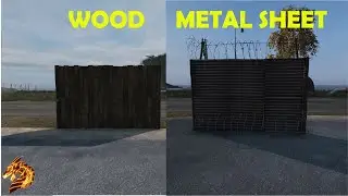 DAYZ: How to Build a Fence and Gate (Wood and Sheet Metal  )