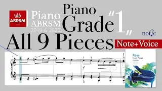 ABRSM Grade 1 Piano 2020: All 9 pieces