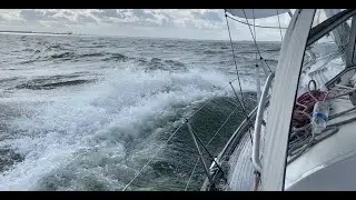 Sailing Markermeer 2020 5-7 Bft Hallberg Rassy 34 Admiraal