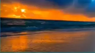 Silent Beach at Blue Dusk | Deep Calm Panflute & Ocean Waves