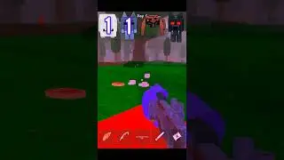 Испорченный дробовик против врагов 🔫 99 ночей в лесу #99nightintheforest #99nights #roblox