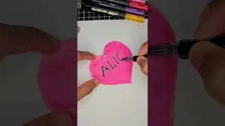 ✨DIY Cute Name Tag | Easy & Fun Idea for Gifts or School🎨🖊️