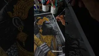 Hanuman Ji drawing ❤️ complete charcoal drawing