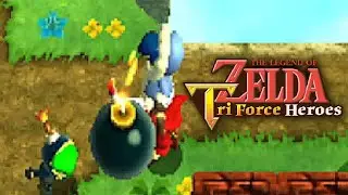 The LEAST Accessible Nintendo 3DS Game - LoZ: TriForce Heroes Review (scribble)