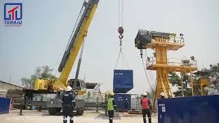 Load Testing on Cargo Handling Equipment Offshore Container by Teraju MHA Group Sdn Bhd