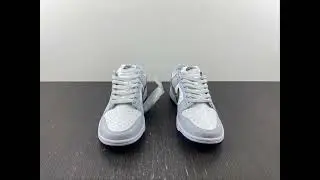 Nike Dunk Low &lsquo;3D Swoosh&rsquo; White/Blackened Blue/Volt