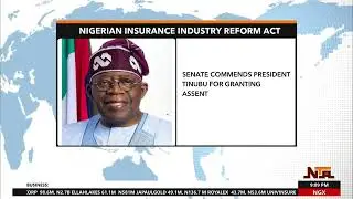 Senate Applauds Tinubu's Insurance Overhaul | Stronger Protection & Capital Rules