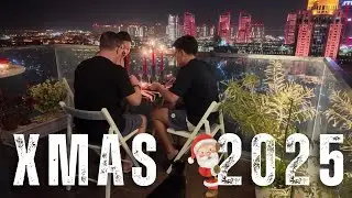 Celebrating Christmas & Birthday in Doha Qatar (GIANT BARRY)