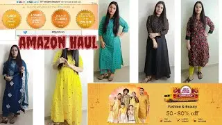 new kurti design 2022 | Latest Kurtis, Kurta Set For Upcoming festival | amazon haul clothing