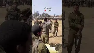 IDF Heroes Receive Their Berets after Spending Three Weeks in Gaza #israel