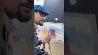 Watercolour demonstration Artist Bijay Biswal sir #shortsvideo #viralvideo #artistic #watercolour