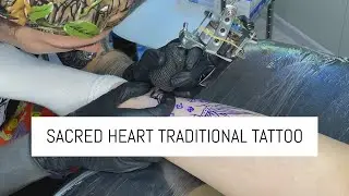 Tattooing A Sacred Heart On My Girlfriends Shin