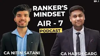 What Got Him AIR 7 in CA Final? &ndash; Harsh Garg&rsquo;s Full Strategy & Mindset #podcast #cafinal #rank 