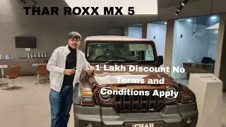 THAR ROXX MX 5 | 1 Lakh Discount No Terms and Conditions Apply |#viral#popular#trending#mahindrathar
