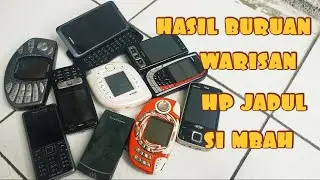 Hasil berburu hp jadul warisan si mbah. Dapat nokia jadul dan sony ericsson jadul