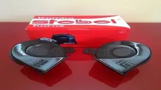 Stebel trombe tm80/2 Horn Installation And Sound Comparison On 2004 Toyota corolla
