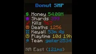 gambing and raiting bases on donut smp 2m bounty