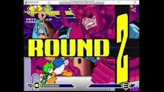 Mugen: Donald Duck and Cosmo the Seedrian vs Galaticus