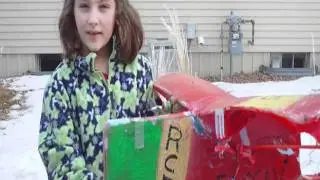 RCDOX 2012 SKYEYE balance props failure RC plane