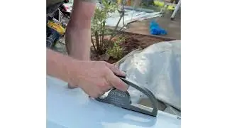 Jamesway Sheet Metal & Vinyl Slitter on 26ga Board & Batten Steel Siding