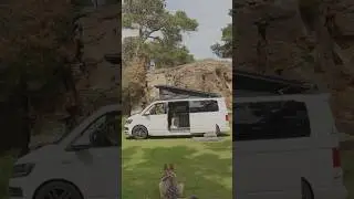 Van Camping In A QUARRY. #camping #vanlife #asmr #vw