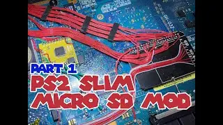 PS2 Slim HDD / microSD mod - Part 1 - modchip installation
