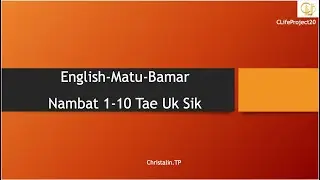 Matu(Chin) Nambat 1-10 Tae Uk Sik