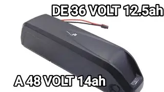 De 36 a 48 voltios aumento de capacidad en el mismo espacio. #BATERIAHAILONG #aliexpress