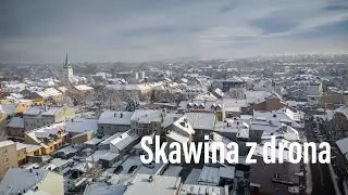 Zimowa Skawina z drona &ndash; niesamowite widoki z powietrza