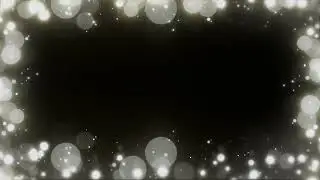 Sparkle Overlay Bokeh Effect on Black Screen | 1 Hour 4K
