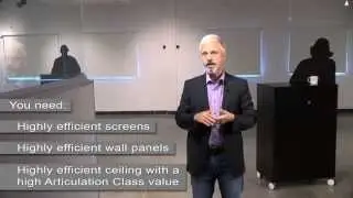 Solutions to open plan office acoustics