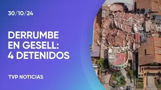 Derrumbe en Villa Gesell: indagan a los cuatro detenidos y continúa el rescate